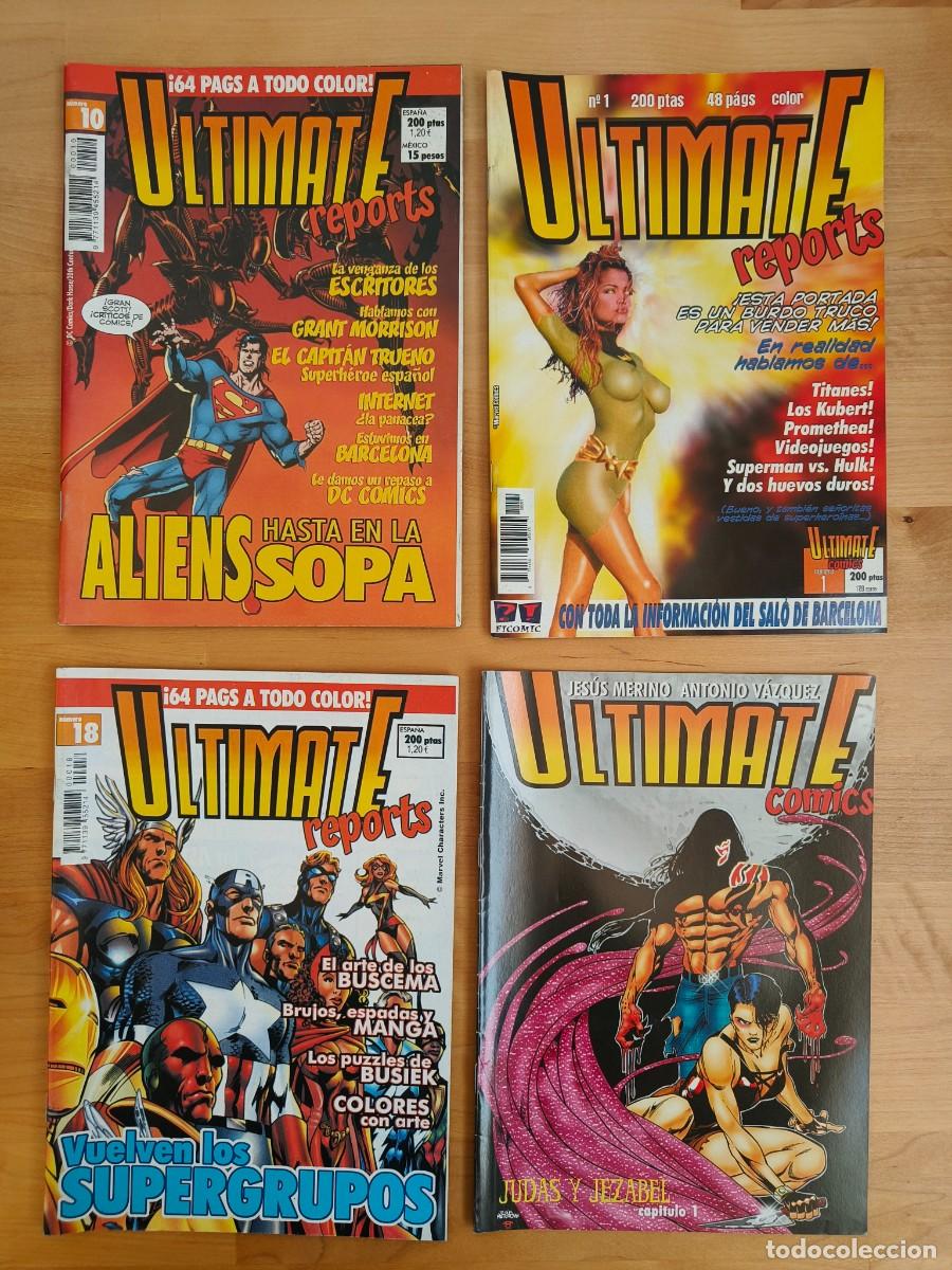 C&oacute;mics: Ultimate Reports Lote de 19 revistas comics - Foto 2