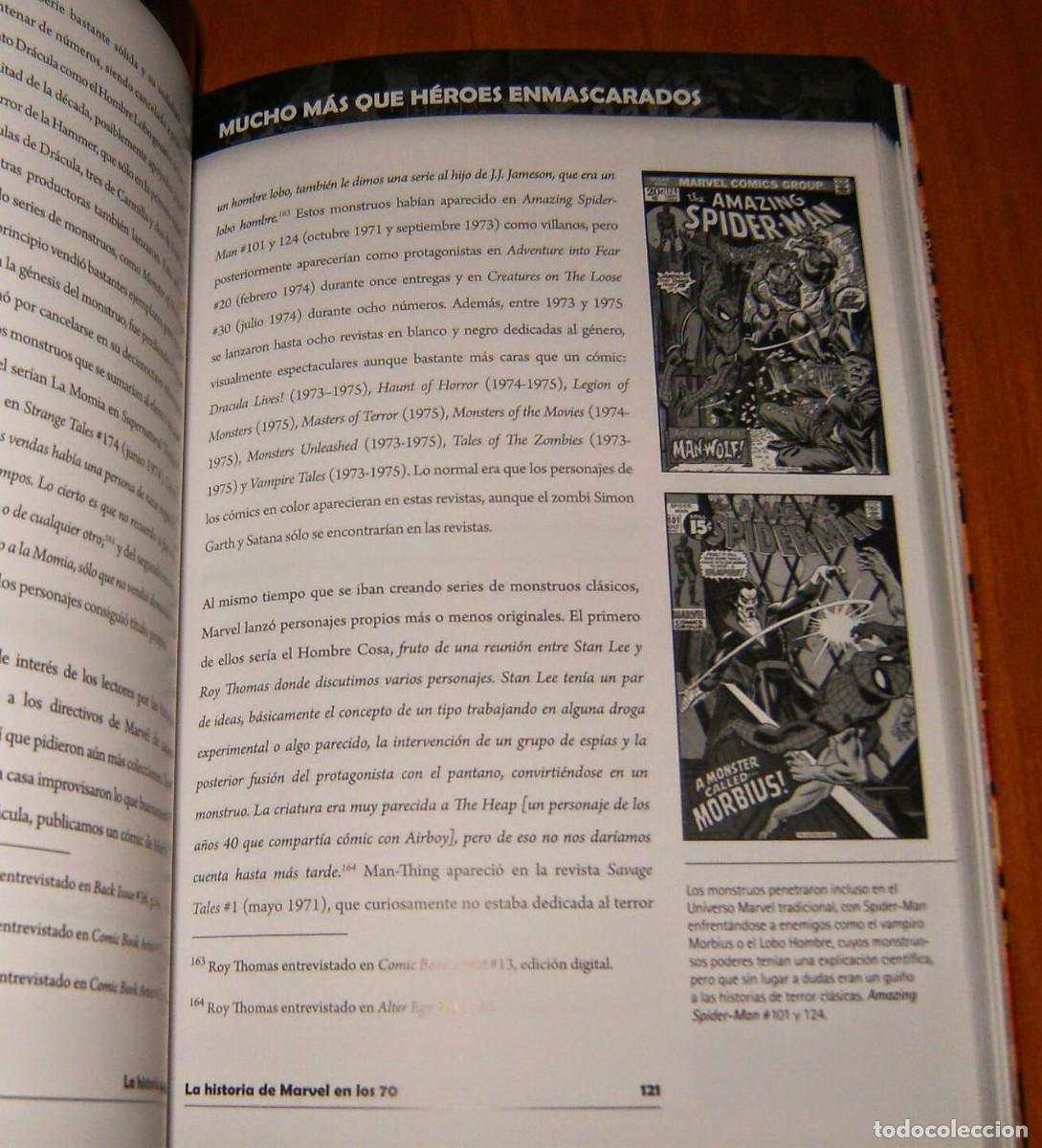C&oacute;mics: LA EXPLOSION MARVEL Historia de Marvel de los 70 de JOSE JOAQUIN RODRIGUEZ LIBRO - Foto 3