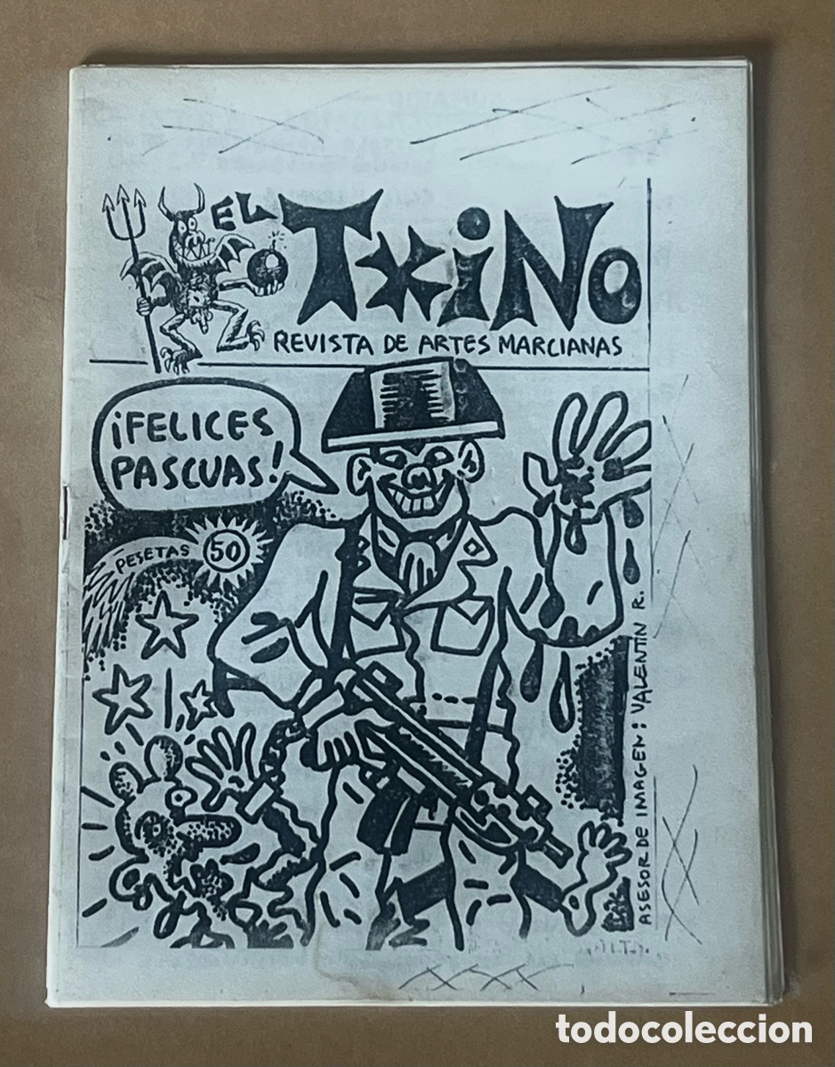 C&oacute;mics: FANZINE: EL TXINO, REVISTA DE ARTES MARCIALES - PAIS VASCO - A&Ntilde;OS 80