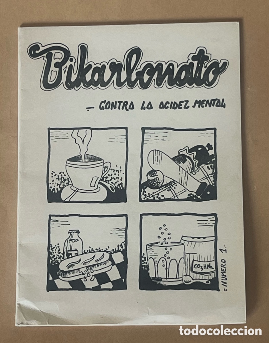 C&oacute;mics: REVISTA FANZINE: BIKARBONATO - CONTRA LA ACIDEZ MENTAL N&ordm;1 - LA CUADRA (BIZKAIA)