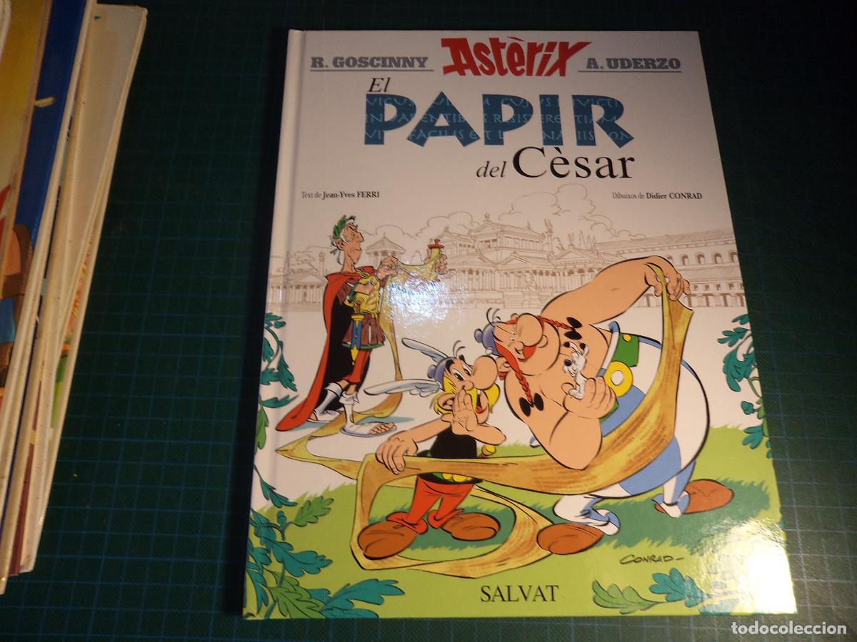 C&oacute;mics: Asterix. El papir del Cesar. Salvat. En catalan.
