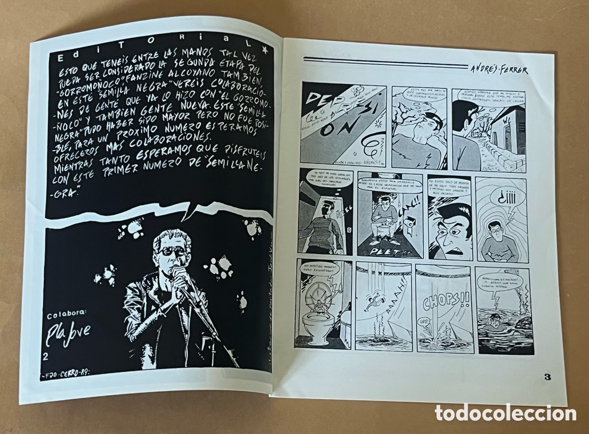 C&oacute;mics: SEMILLA NEGRA N&ordm;1 - COMICS - ALCOI - FANZINE - Foto 2