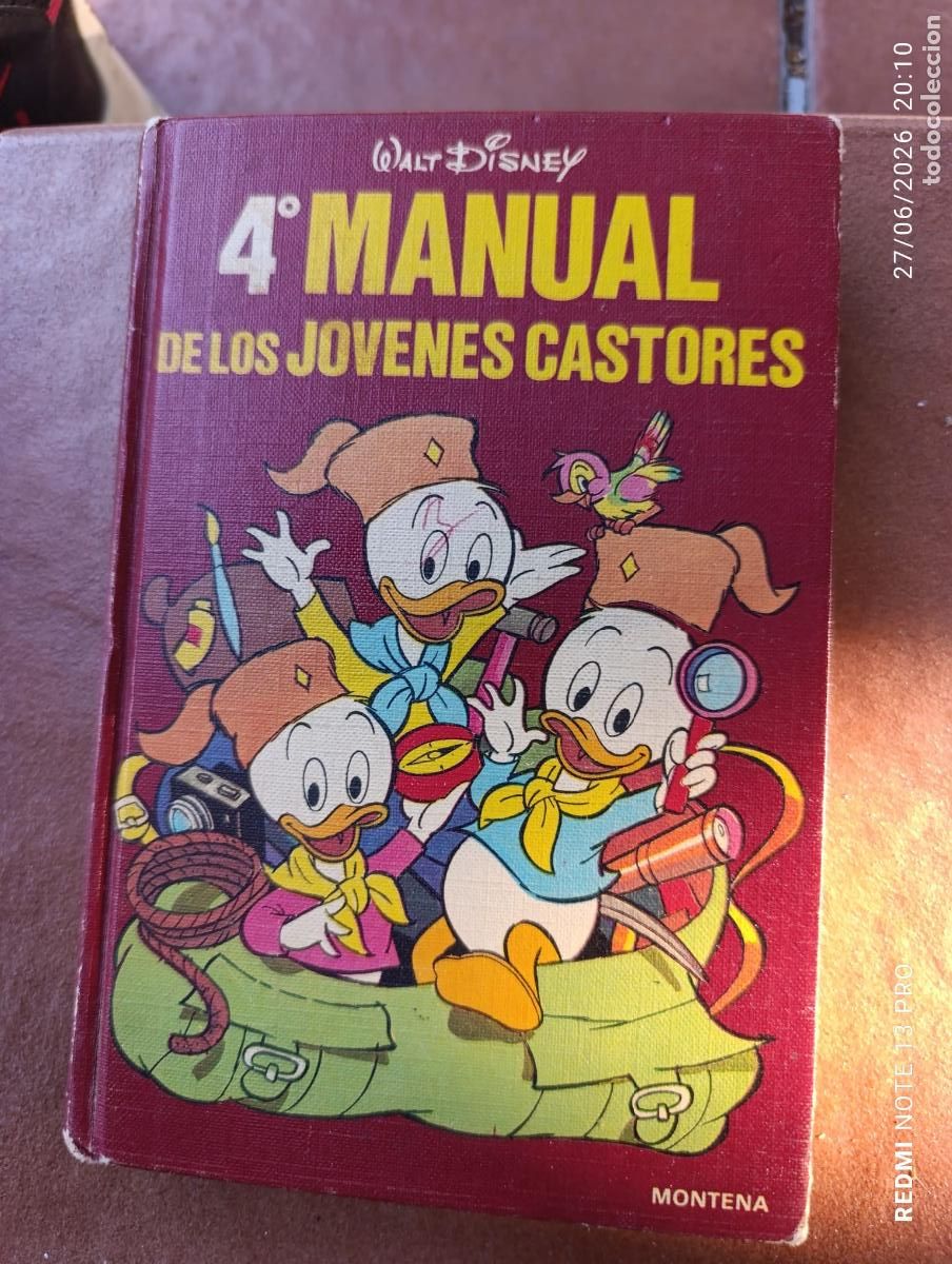 C&oacute;mics: 4&ordm; CUARTO 4 MANUAL DE LOS JOVENES CASTORES MONTENA - WALT DISNEY