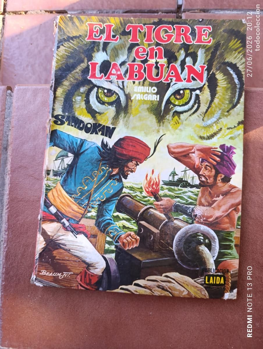 C&oacute;mics: El Tigre en Labuan. Sandokan. Laida (Fher) 1976