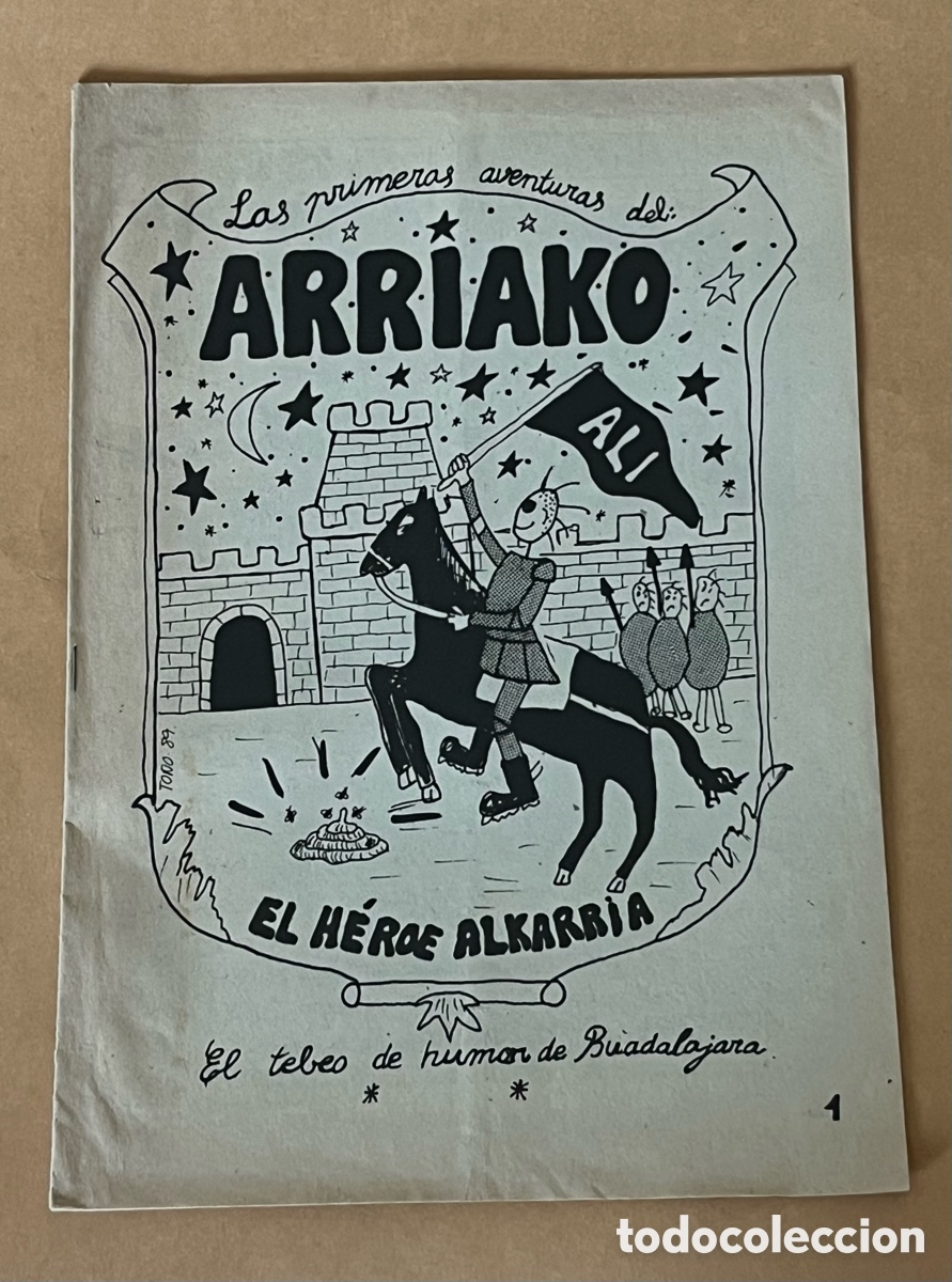 C&oacute;mics: LAS PRIMERAS AVENTURAS DEL ARRIAKO - N&ordm;1 - EL TEBEO DE HUMOR DE BUADALAJARA - FANZINE