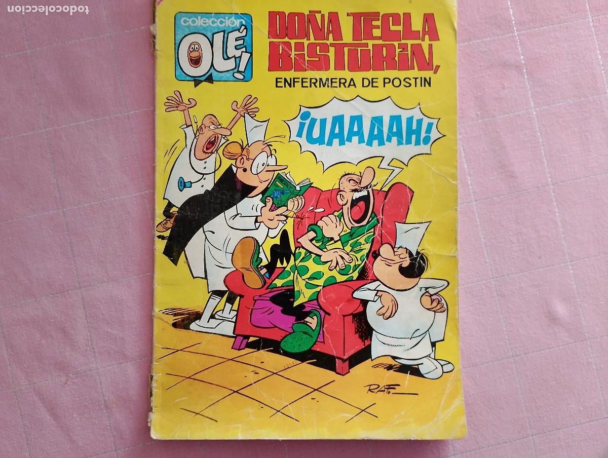 C&oacute;mics: DO&Ntilde;A TECLA BISTUR&Iacute;N ENFERMERA DE POST&Iacute;N, COLECCION OL&Eacute; BRUGUERA, A&Ntilde;O 1979