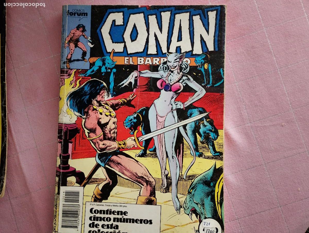 C&oacute;mics: conan el barbaro, contiene los numeros,n 161,162,163,164,165