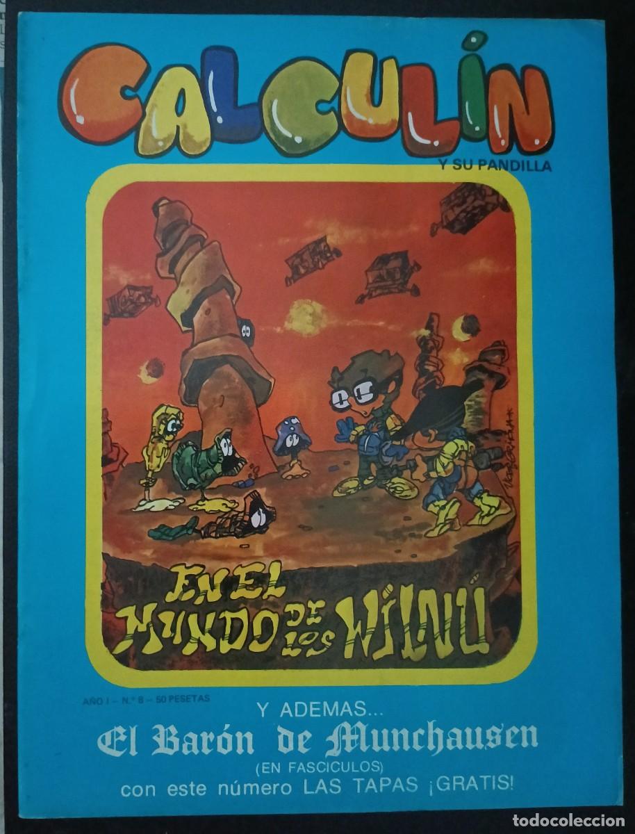C&oacute;mics: CALCUL&Iacute;N Y SU PANDILLA-VIDAL- N&ordm; 8 -A DESCUBRIR-CHIQUI-PERERA-1978-M.BUENO-DIF&Iacute;CIL-LEA-VEA-1672