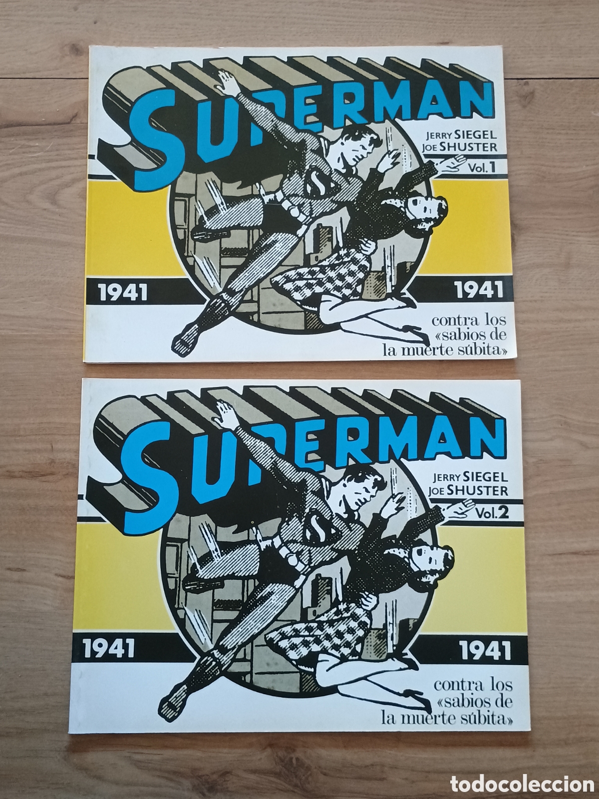 C&oacute;mics: Superman contra los sabios de la muerte s&uacute;bita vol. 1 y 2