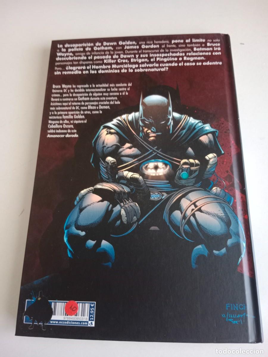 C&oacute;mics: BATMAN EL CABALLERO OSCURO. AMANECER DORADO. DAVID FINCH. ECC - Foto 2