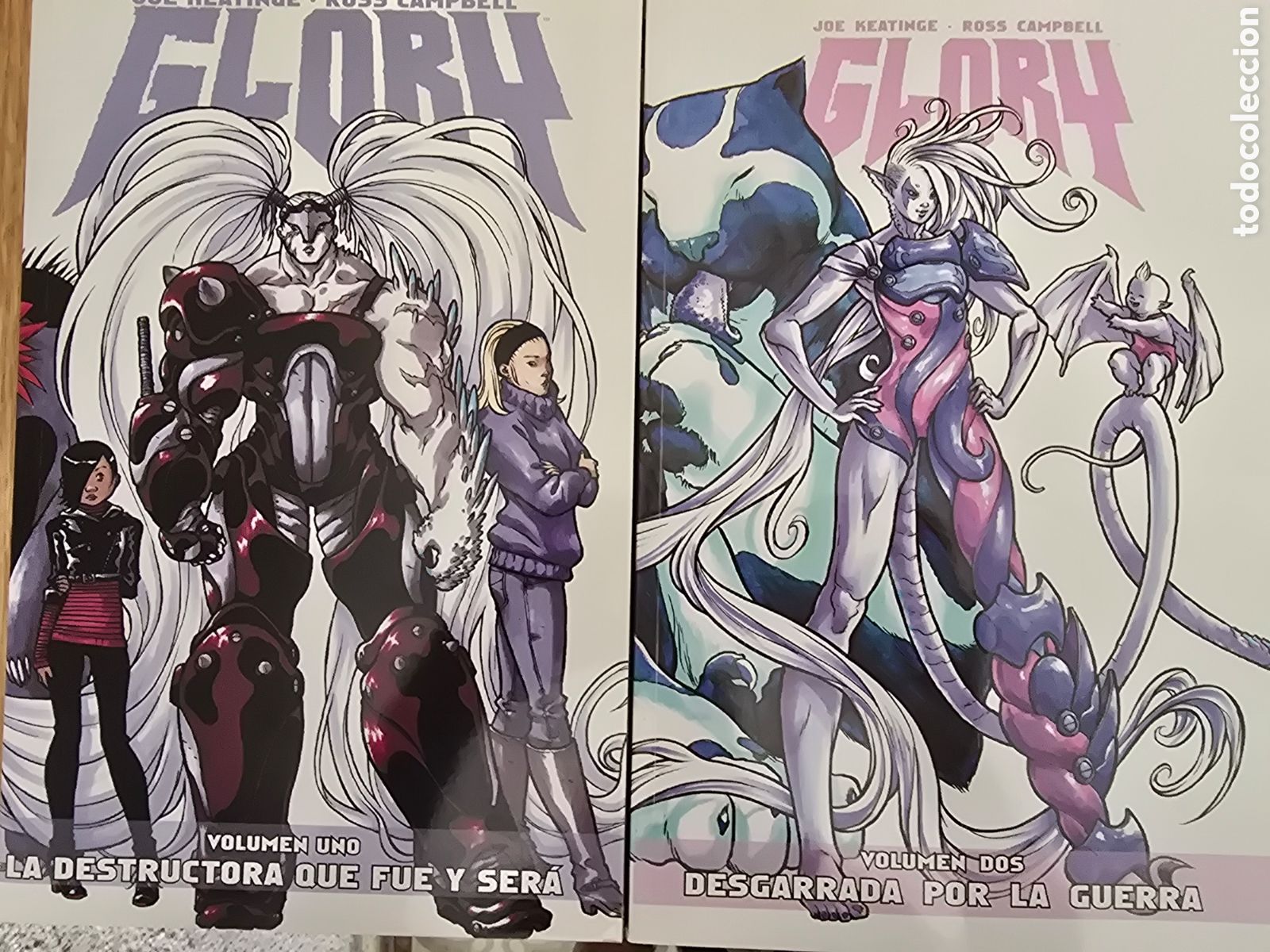 C&oacute;mics: GLORY. 2 TOMOS COMPLETA. ALETA EDICIONES