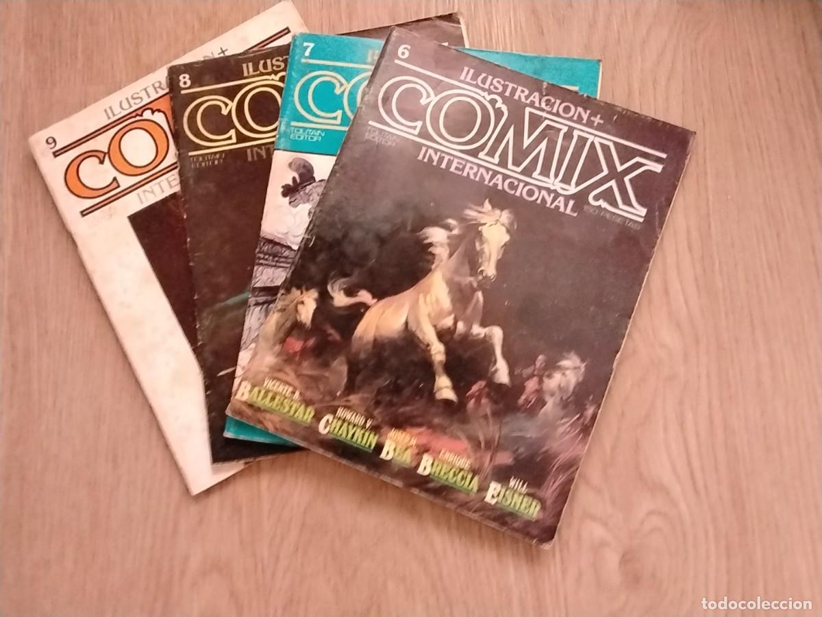 C&oacute;mics: Ilustraci&oacute;n+COMIX INTERNACIONAL. Nos. 6,7,8 y 9