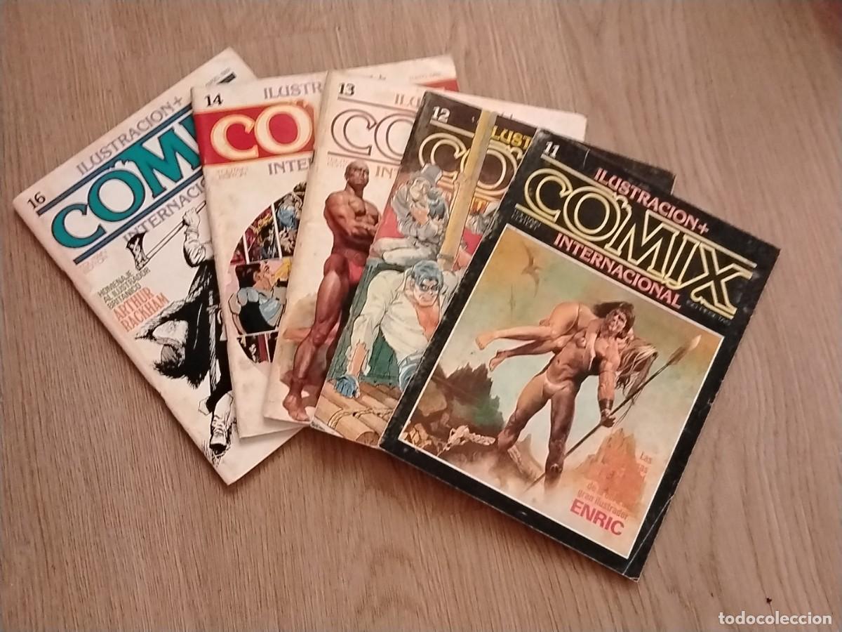 C&oacute;mics: Ilustraci&oacute;n+COMIX INTERNACIONAL. Nos. 11,12,13,14 y 16