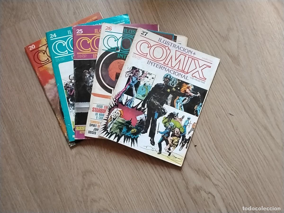C&oacute;mics: Ilustraci&oacute;n+COMIX INTERNACIONAL. Nos. 20,24,25,26 y 27