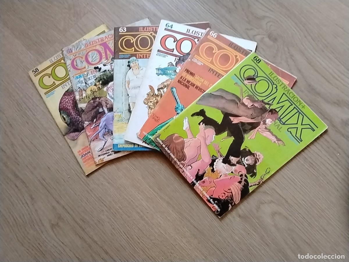 C&oacute;mics: Ilustraci&oacute;n+COMIX INTERNACIONAL. Nos. 58,61,63,64,66 y 68
