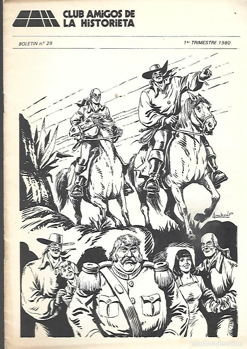 C&oacute;mics: Club amigos de la historieta, 29, 1980, el Bolet&iacute;n, buen estado