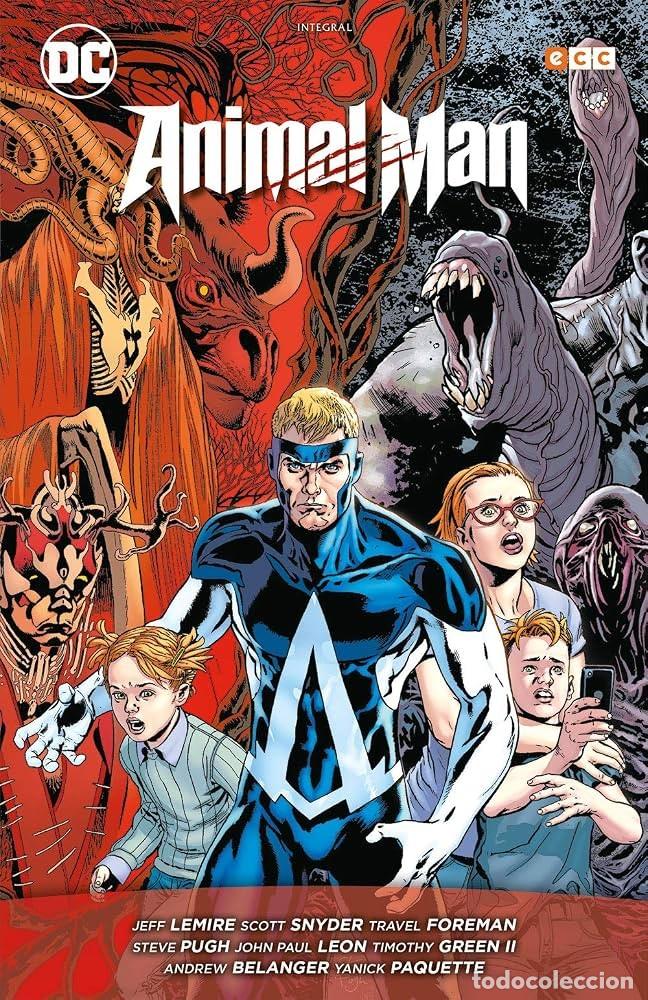 C&oacute;mics: Animal Man El Reino Rojo Integral, Jeff Lemire, Scott Snyder, Travel Foreman, Rafael Albuquerque