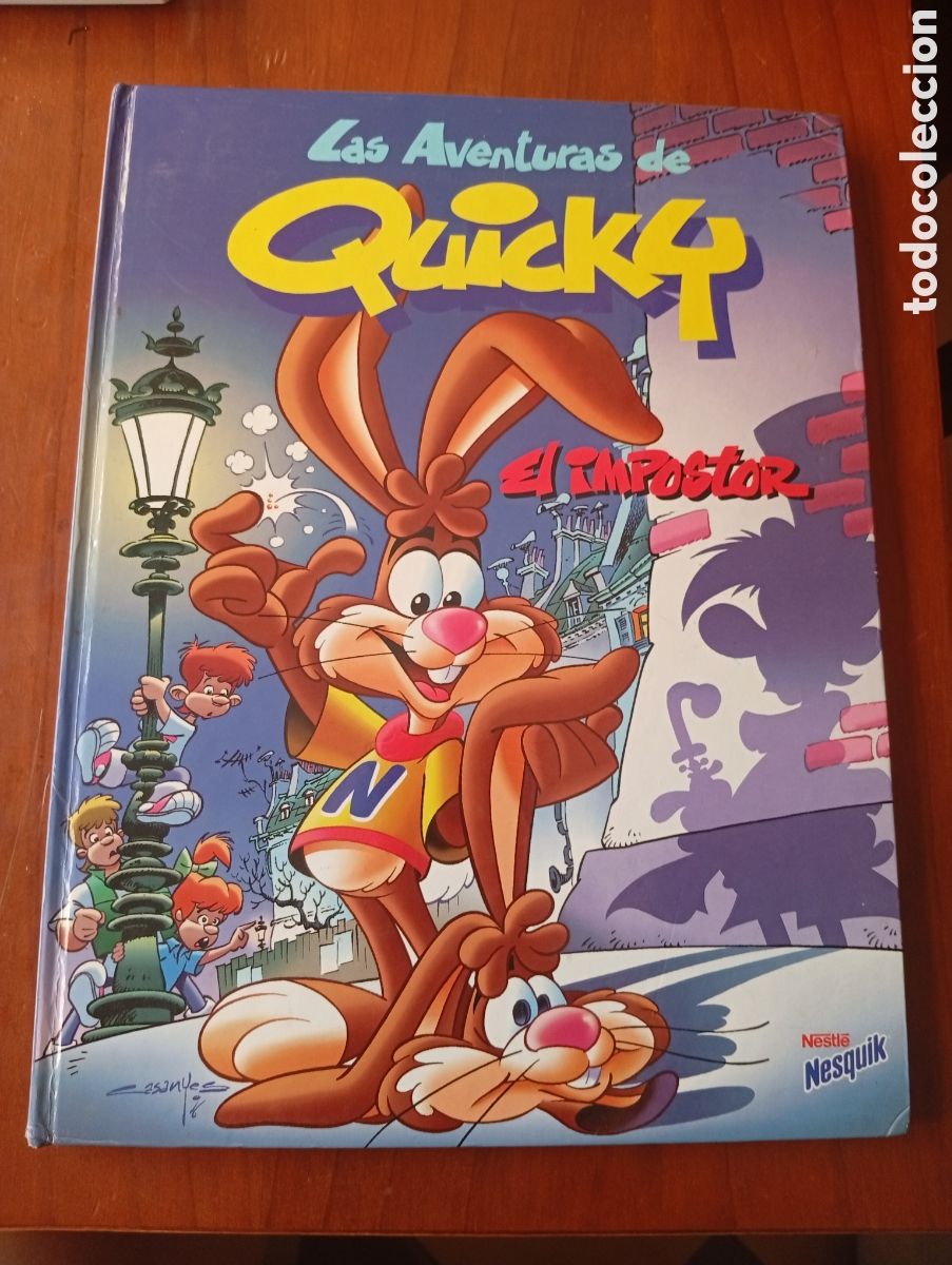 C&oacute;mics: TEBEO COMIC LAS AVENTURAS DE QUICKY EL IMPOSTOR PROMOCIONAL NESTLE NESQUIK CASANYES