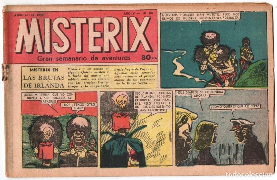 C&oacute;mics: 1952 MISTERIX # 188 BULL ROCKETT - JIM TORO - MISTERIX - EL CACIQUE BLANCO 24 PAG