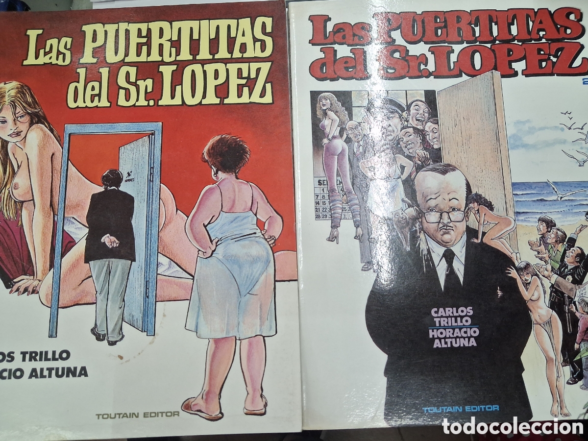 C&oacute;mics: LOTE 2 COMIC TBO LAS PUERTITAS DEL SR LOPEZ TOUTAIN