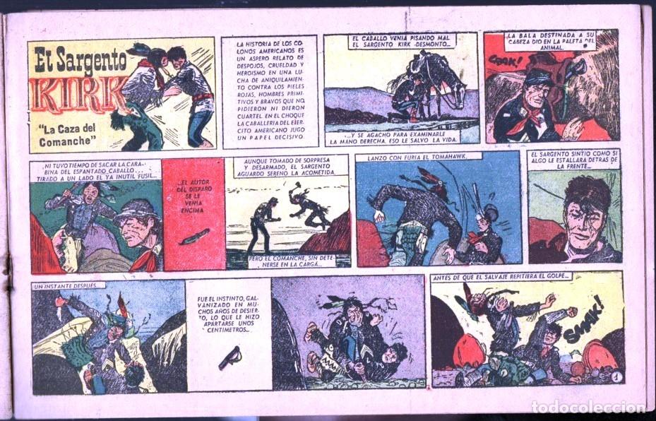 C&oacute;mics: 1953 MISTERIX # 225 * COMIENZA SERIE &acute;&acute;SARGENTO KIRK&acute;&acute; * - BULL ROCKETT - JIM TORO - MISTERIX- 24 P
