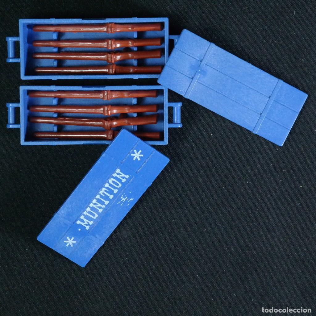 C&oacute;mics: Playmobil 2 cajones azules con rifles ☼
