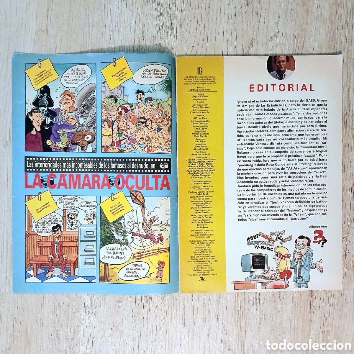 C&oacute;mics: Revista &iexcl;&iexcl;Al Ataque!! N&deg;21, 1993 - Foto 2