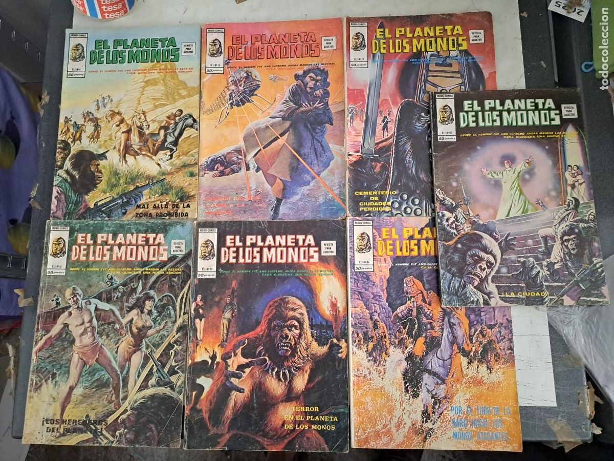 Comics: Lote de 7 comics v&eacute;rtice, el planeta de los monos, lote 6