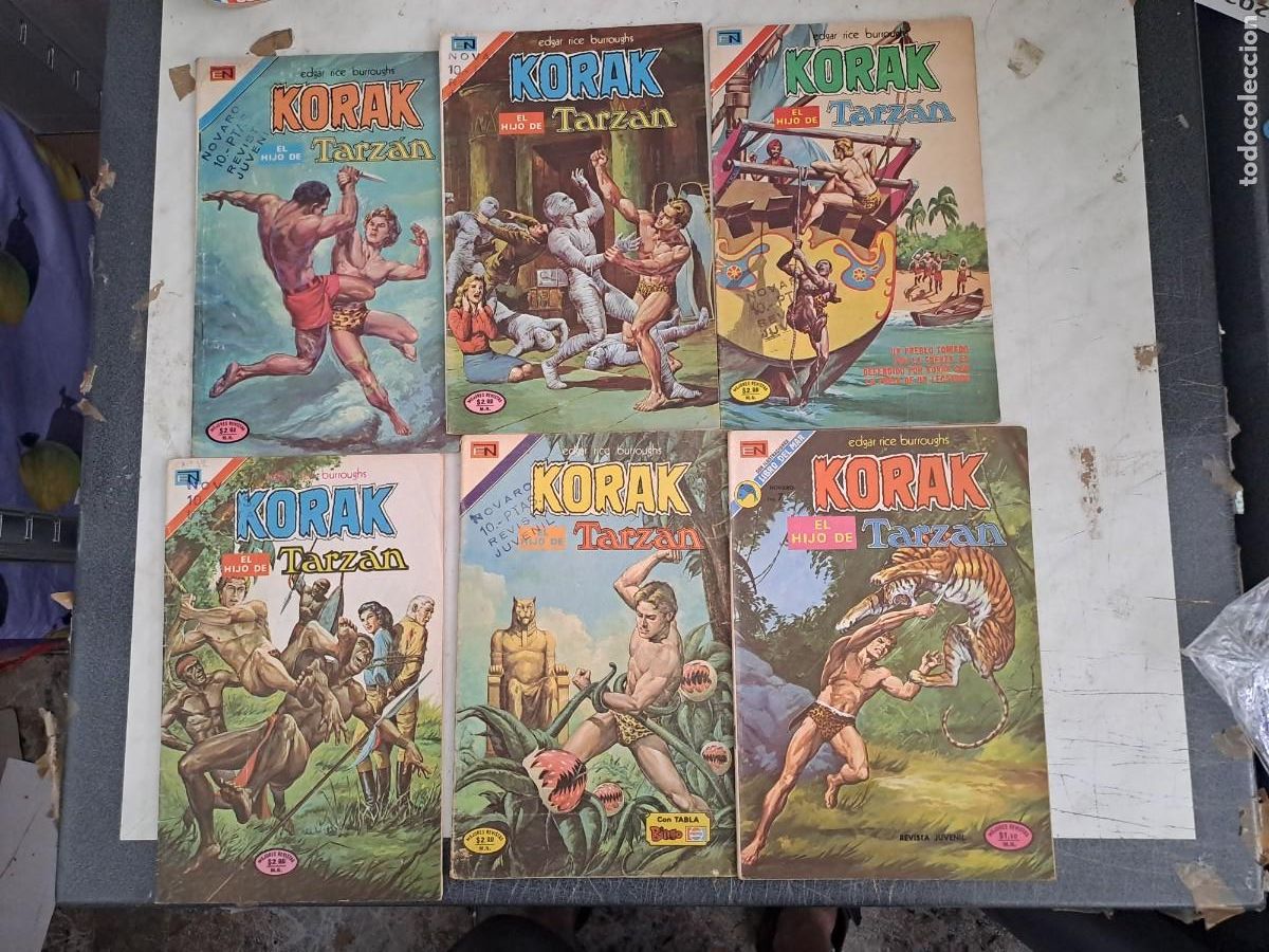 Comics: Lote de 6 comics Korak Novaro, lote 1