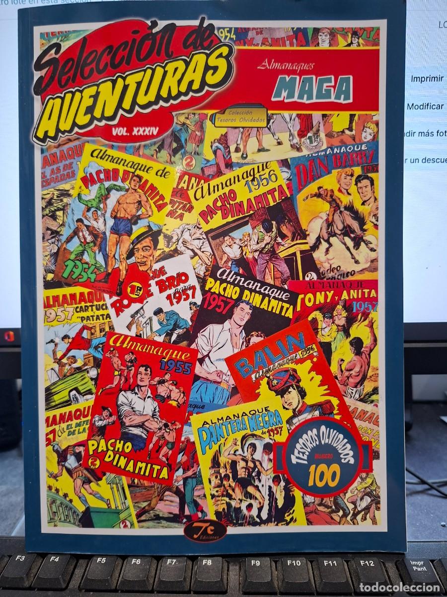 Comics: COLECCION TESOROS OLVIDADOS SELECCION DE AVENTURAS VOL XXXIV - ALMANAQUES MAGA