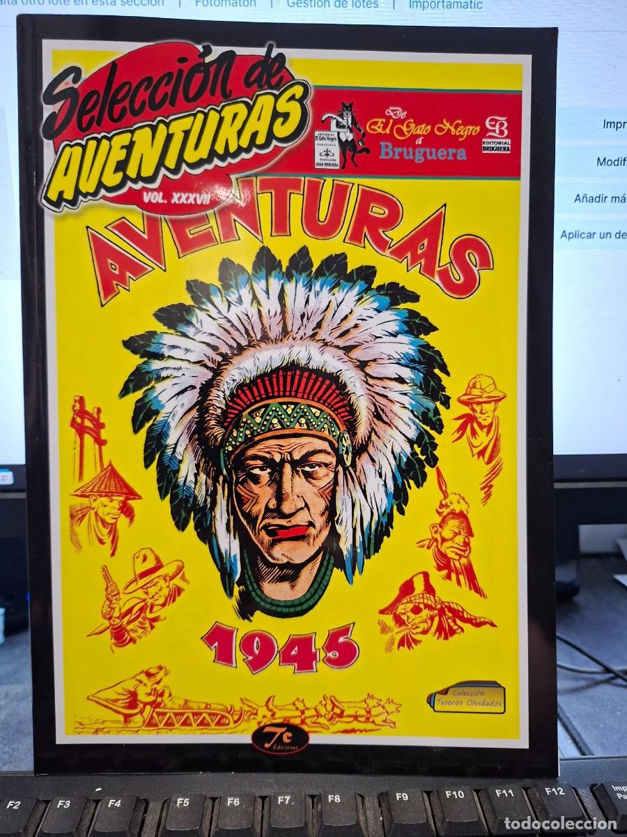 C&oacute;mics: COLECCION TESOROS OLVIDADOS SELECCION DE AVENTURAS VOL XXXVII - DE EL GATO NEGRO A BRUGUERA