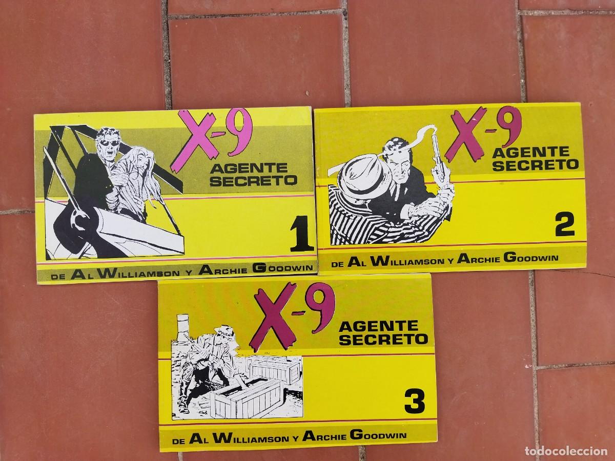 C&oacute;mics: lote de 3 comics X-9 AGENTE SECRETO N&ordm; 1-2-3 EDICIONES IMPALA