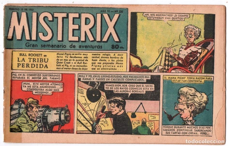 C&oacute;mics: 1953 MISTERIX # 230 &acute;&acute;SARGENTO KIRK, SENDERO DE GUERRA&acute;&acute; - BULL ROCKETT - JIM TORO - MISTERIX- 24 P