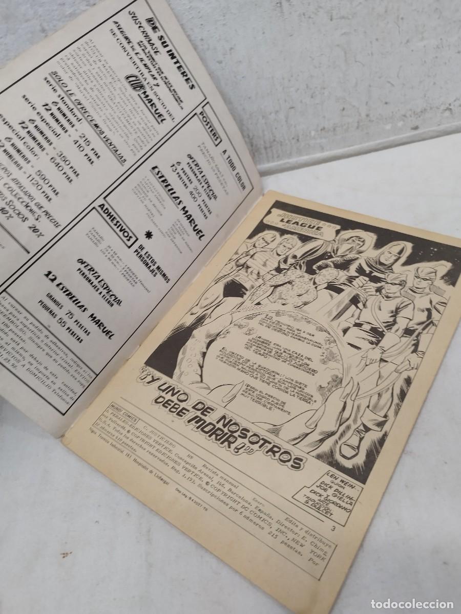 C&oacute;mics: Comic CIRCULO JUSTICIERO N&ordm; 7 V. 1 MUNDI COMICS VERTICE, MARVEL, DC 1978- - Foto 3