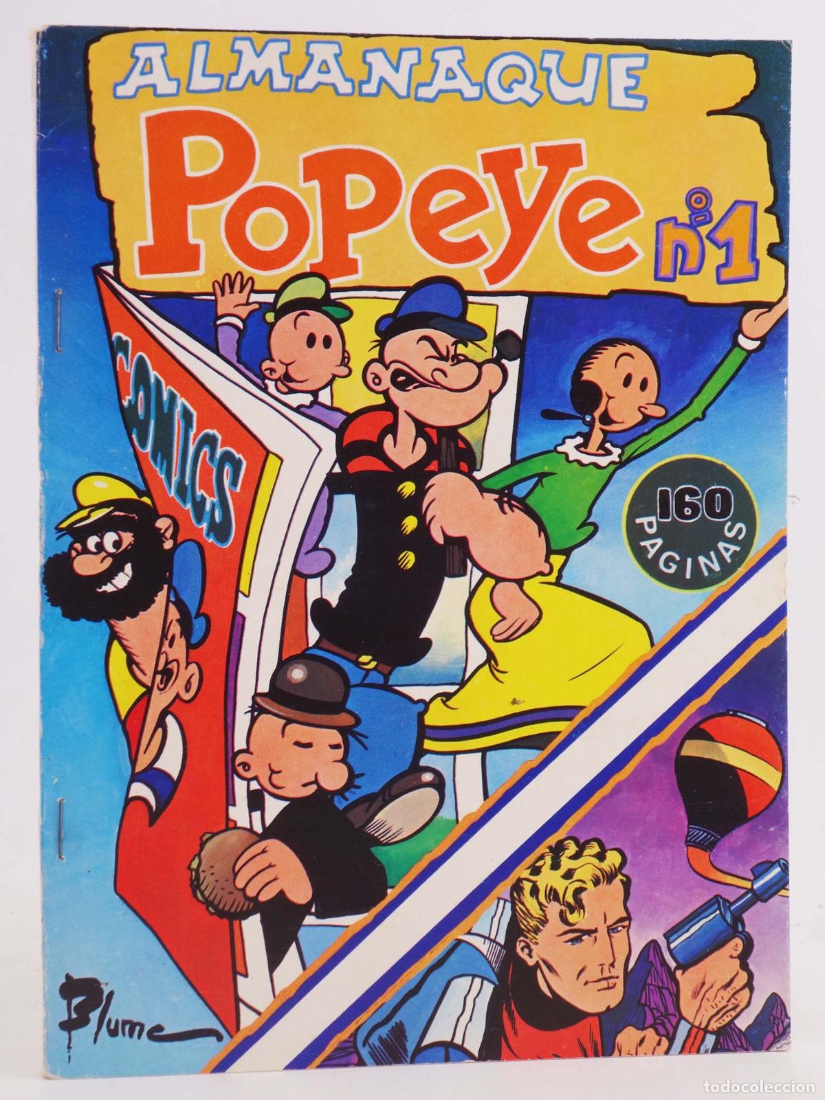 C&oacute;mics: ALMANAQUE POPEYE 1 (Bud Sagendorf/Paul Norris) Maisal, 1976