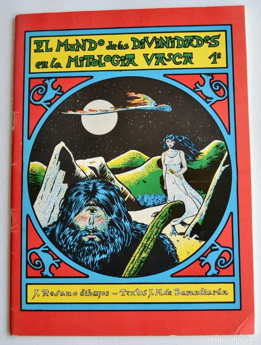 C&oacute;mics: C&oacute;mic. El Mundo de las Divinidades en la MItolog&iacute;a Vasca, 1&ordm;. Colecci&oacute;n Pamiela Komikia. A&ntilde;o 1984
