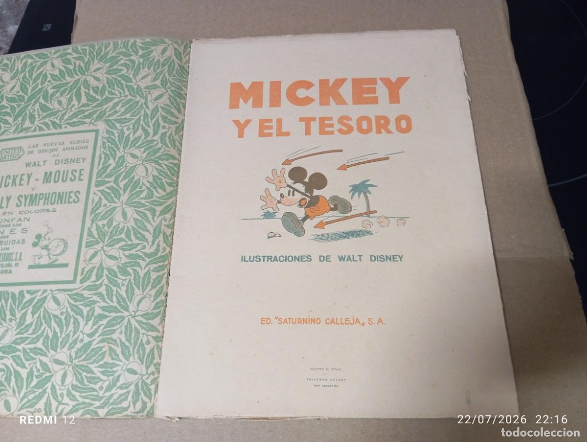 C&oacute;mics: MICKY Y EL TESORO - DETECTIVE- Y LOS SALVAJES -EN EL PAIS WEST / 1936 TALLERES GEFSET SAN SEBASTIAN