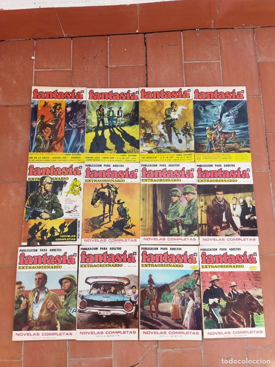 C&oacute;mics: lote de 24 comics FANTASIA en color y blanco y negro editorial columba A&Ntilde;OS 70