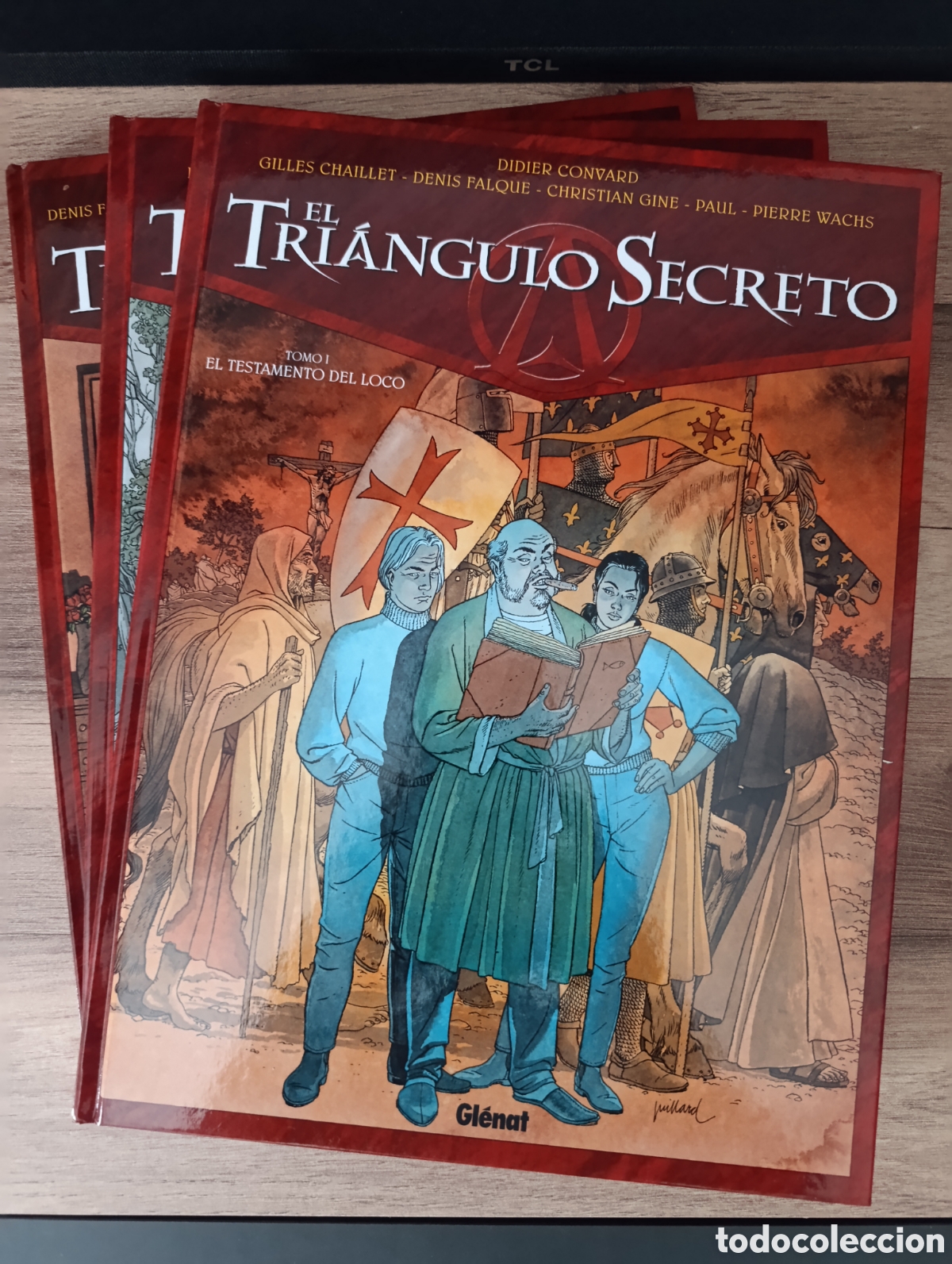 C&oacute;mics: El Tri&aacute;ngulo Secreto. Tomos 1 a 3.