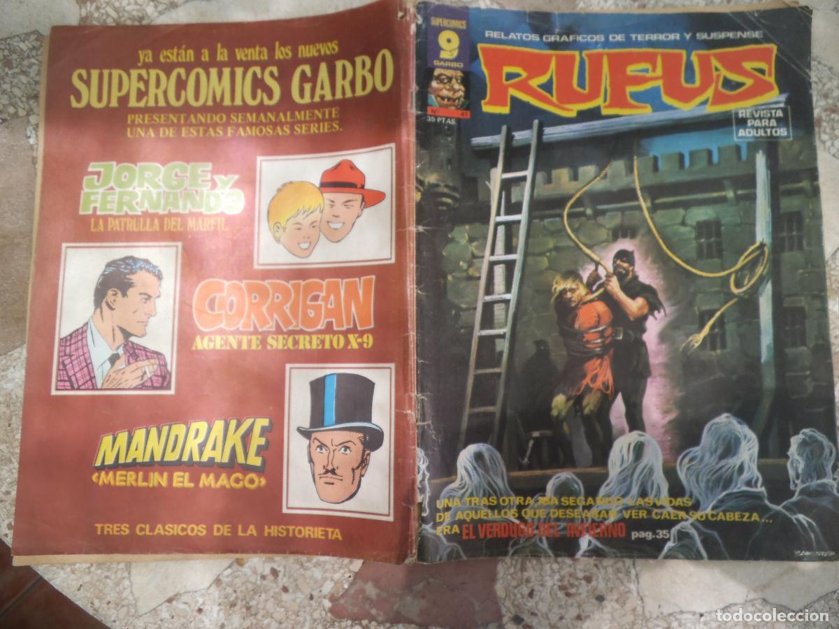 C&oacute;mics: comic rufus n&ordm; 41, relatos graficos de terror y suspense