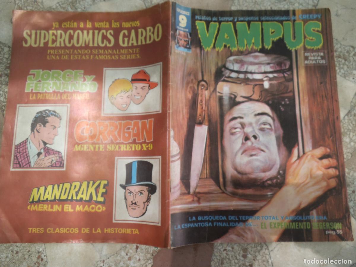 C&oacute;mics: comic vampus n&ordm; 63, relatos graficos de terror y suspense