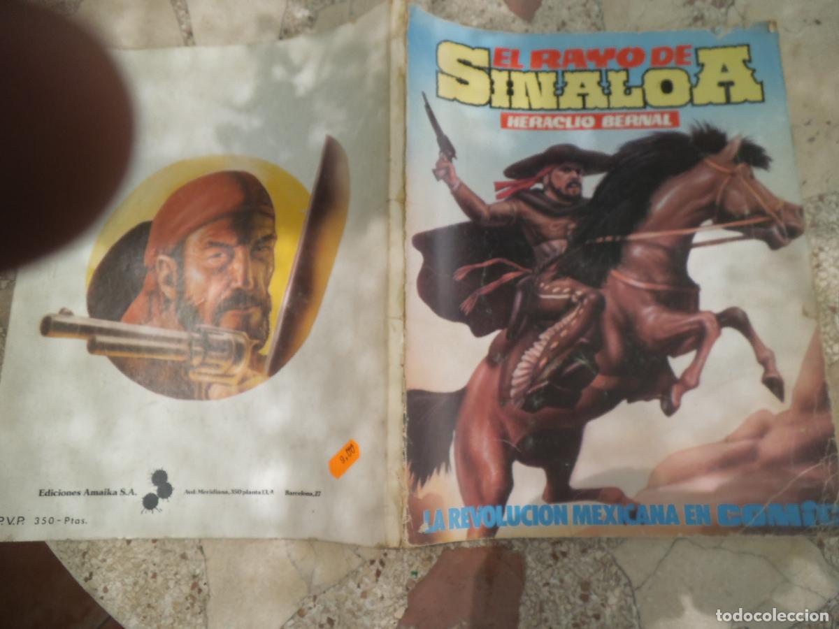 C&oacute;mics: comic, el rayo de sinaloa, heraclio bernal, la revolucion mexicana en comic, 26x33