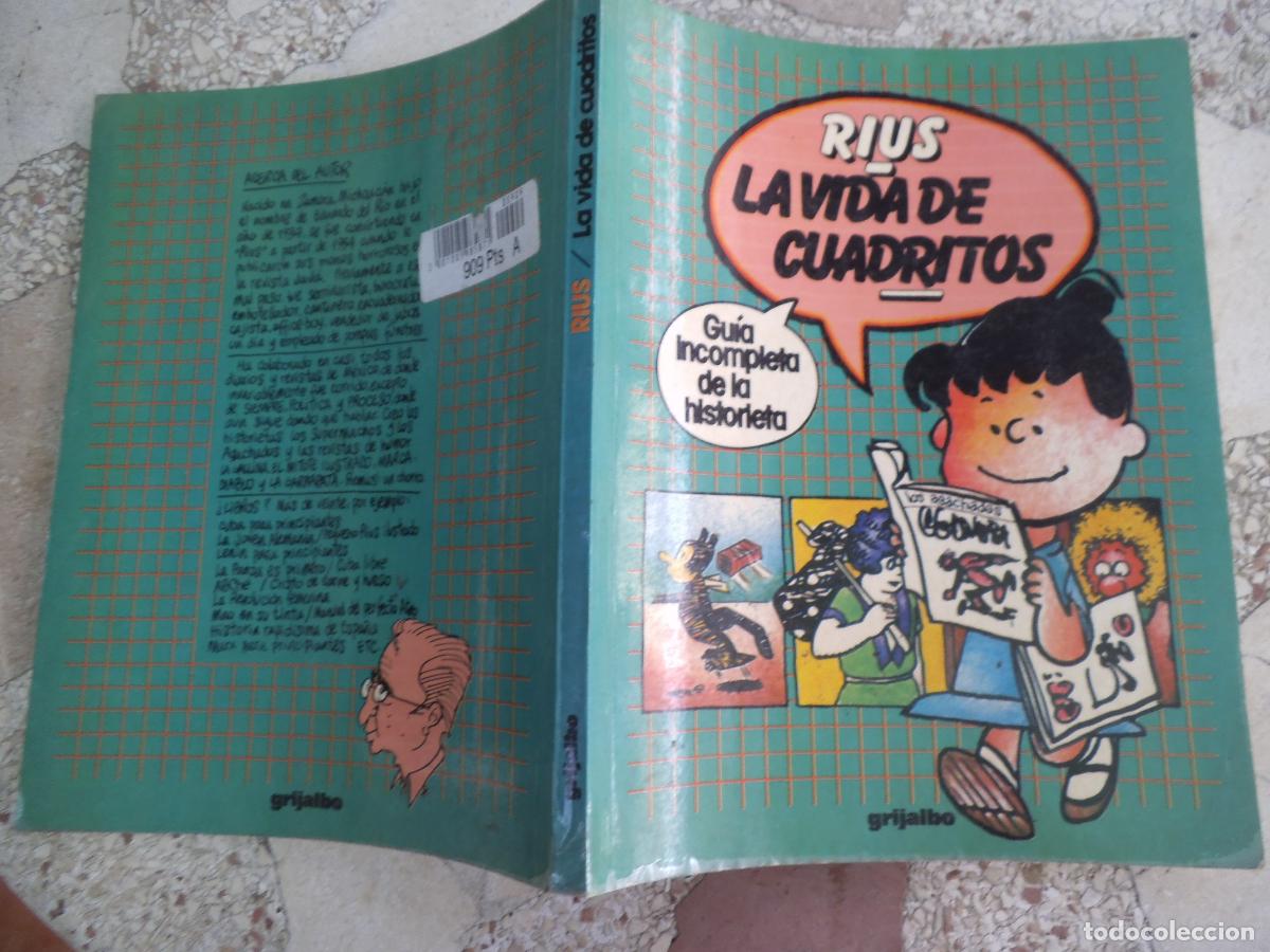 C&oacute;mics: rius, la vida a cuadritos, grijalbo, guia incompleta de la historieta