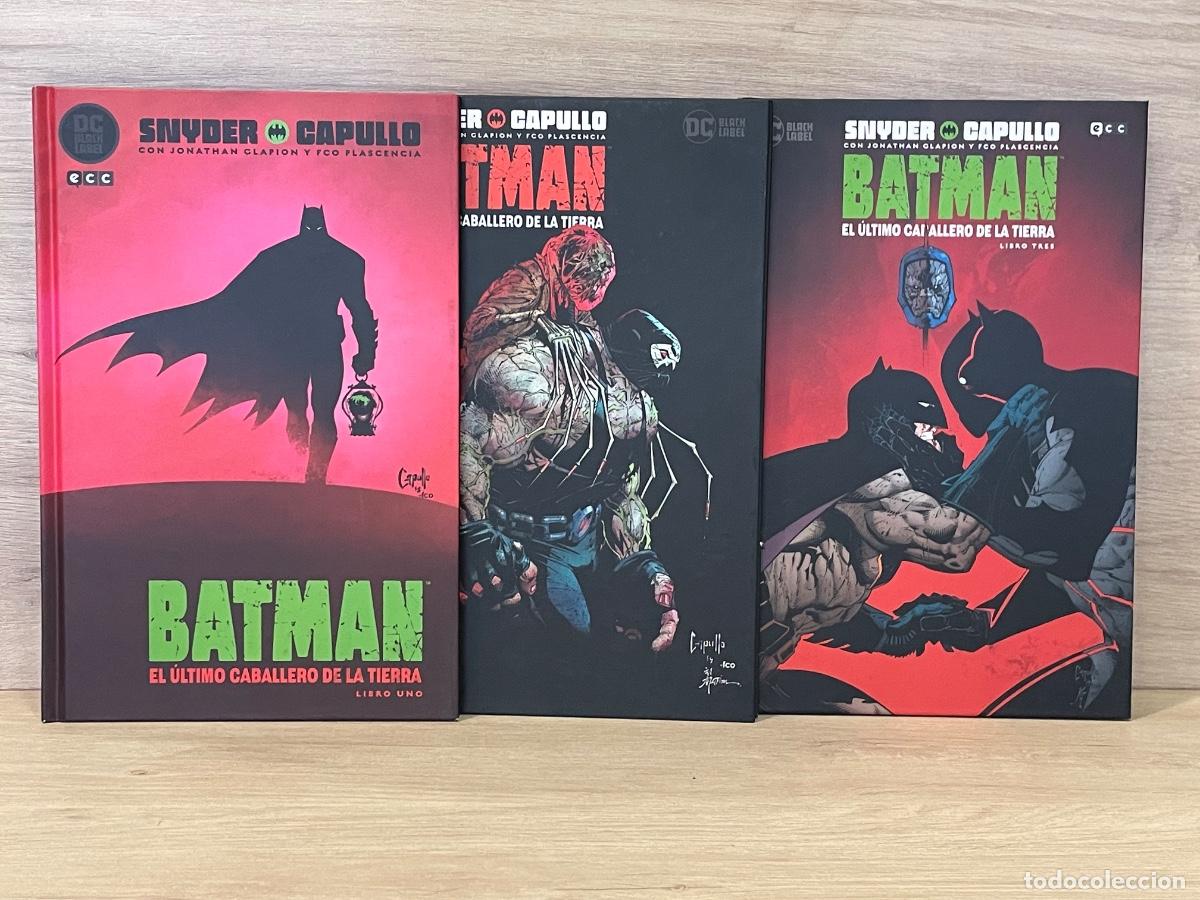 C&oacute;mics: Batman: El &uacute;ltimo caballero de la Tierra / Completo 3 vol&uacute;menes / Snyder, Capullo / ECC - Foto 1