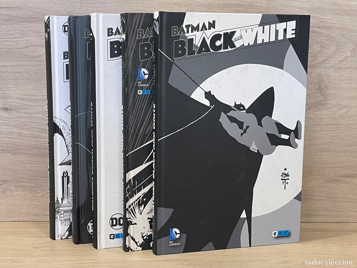 C&oacute;mics: Batman: Black and White / Completo 5 vol&uacute;menes / Paul Dini, Brian Azzarello, Dave Gibbons / ECC