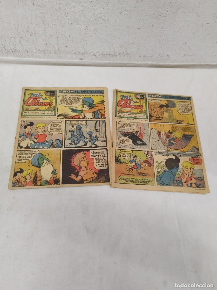 C&oacute;mics: Dos comics tebeos, mis chicas. A&ntilde;o VII N&ordm; 265-269. 1947