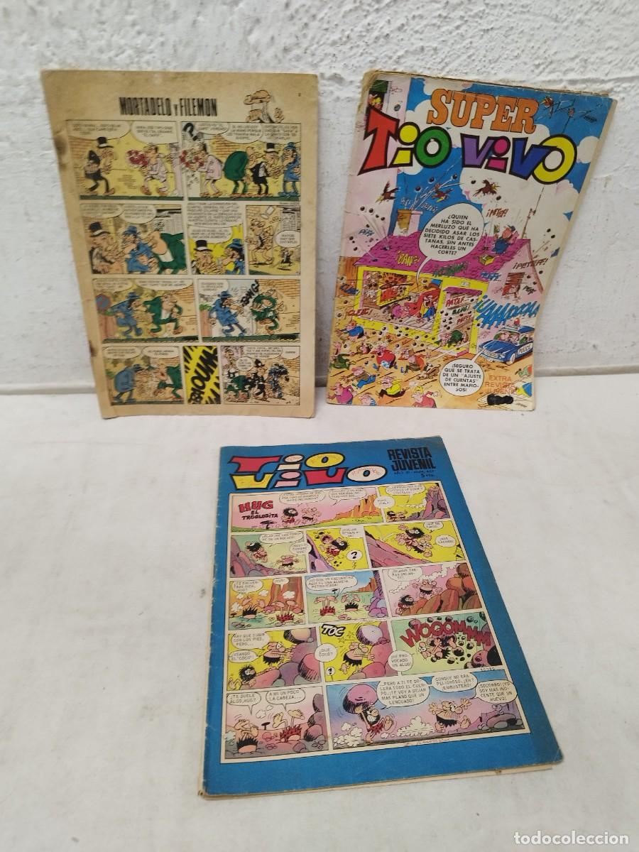 C&oacute;mics: Lote de comics, 2 tio vivo 1 mortadelo. - Foto 1