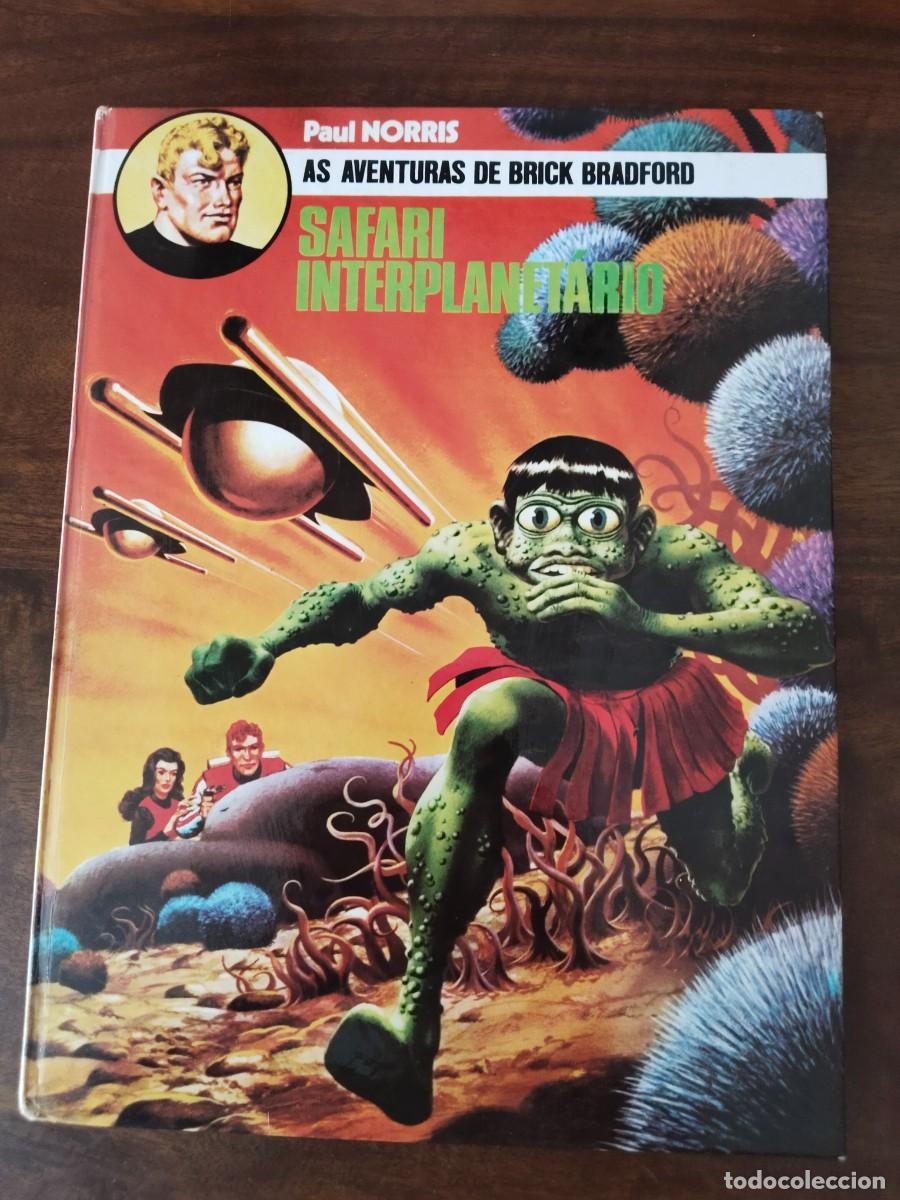 C&oacute;mics: As Aventuras de Brick Bradforf. Safari Interplanetario. Paul Norris. En portugu&eacute;s.