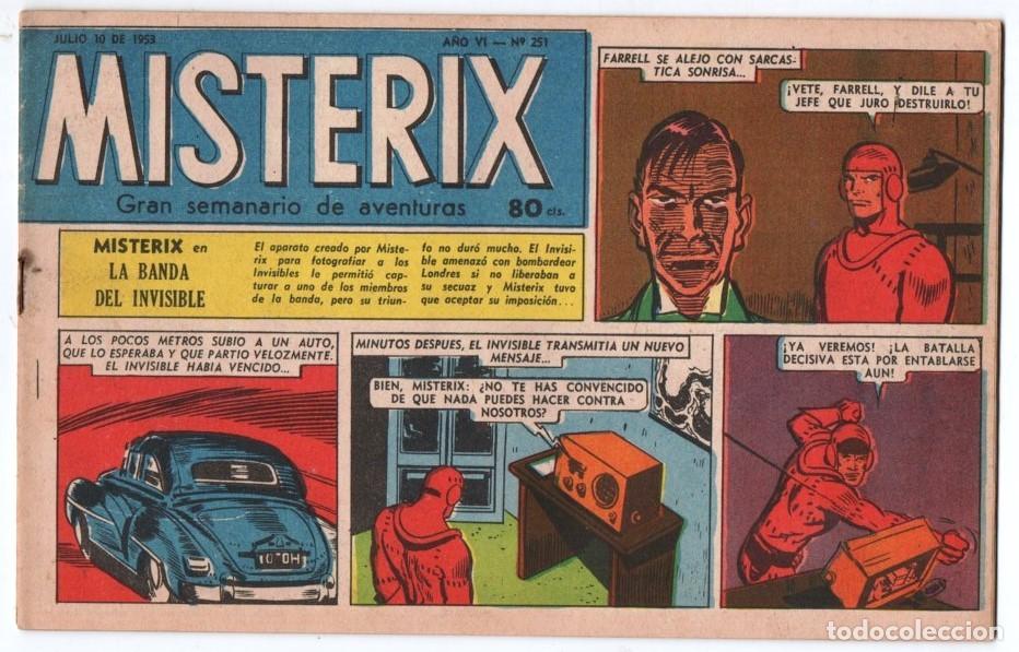 C&oacute;mics: 1953 MISTERIX # 251 &acute;&acute;SARGENTO KIRK, DEUDA DE SANGRE&acute;&acute;- BULL ROCKETT - MISTERIX - LOS DOS REPOR 28 P