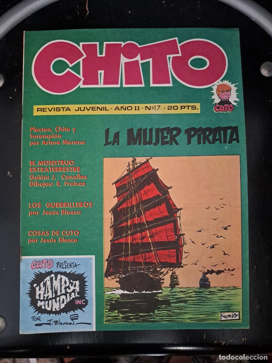 C&oacute;mics: Chito 17, la mujer pirata, en muy buen estado Bolsa DA